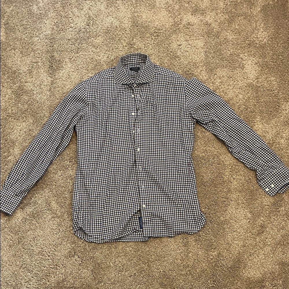 Suitsupply Monochrome Checkered Shirt